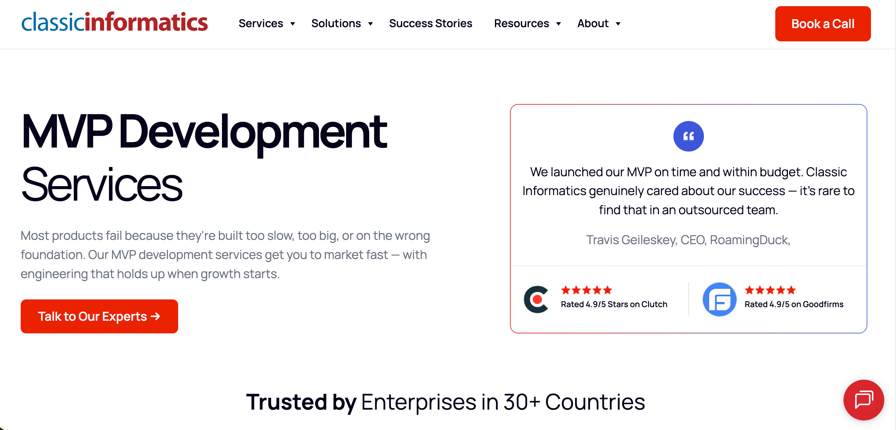 Classic Informatics mvp services