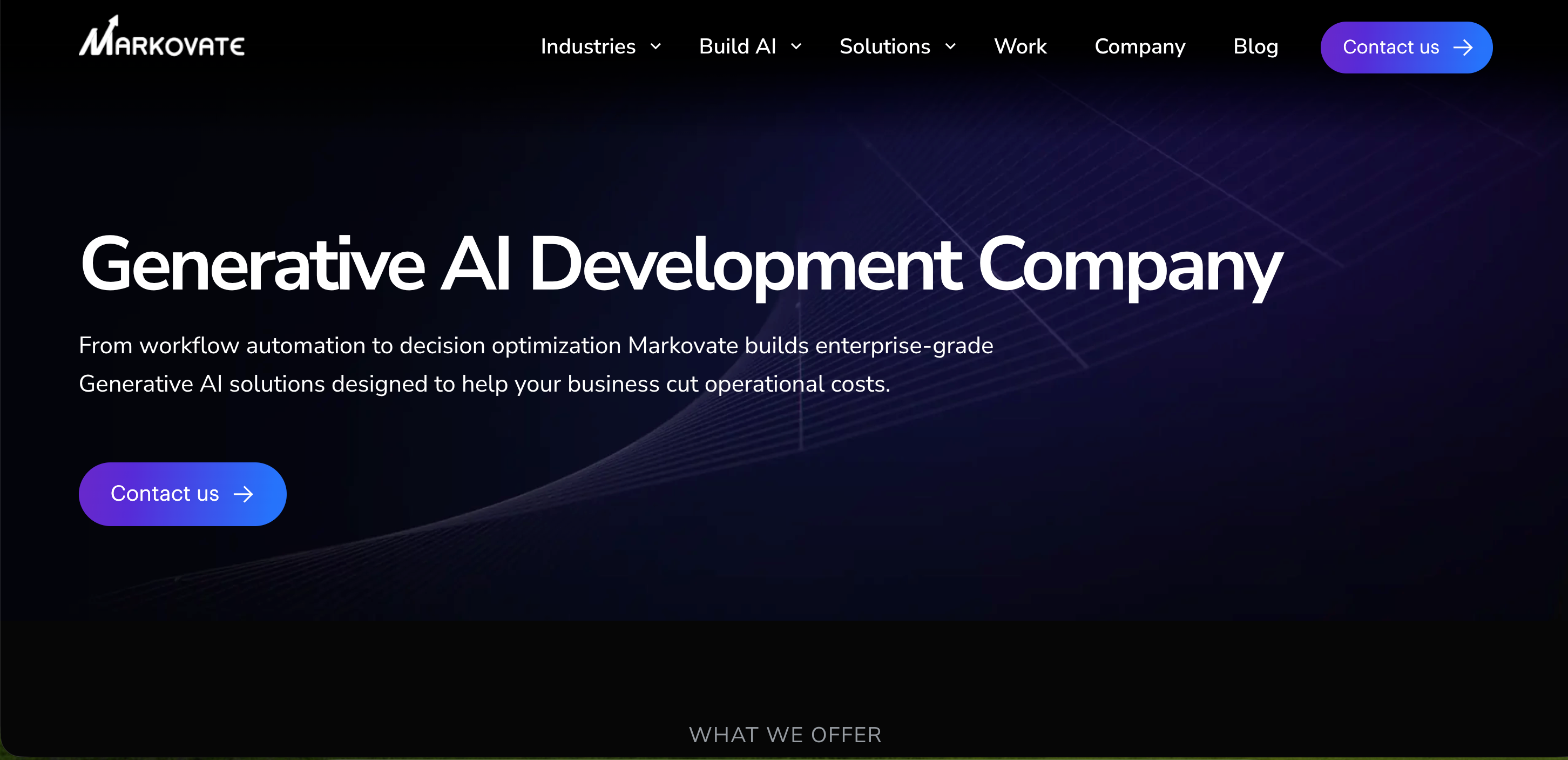 Markovate ai service