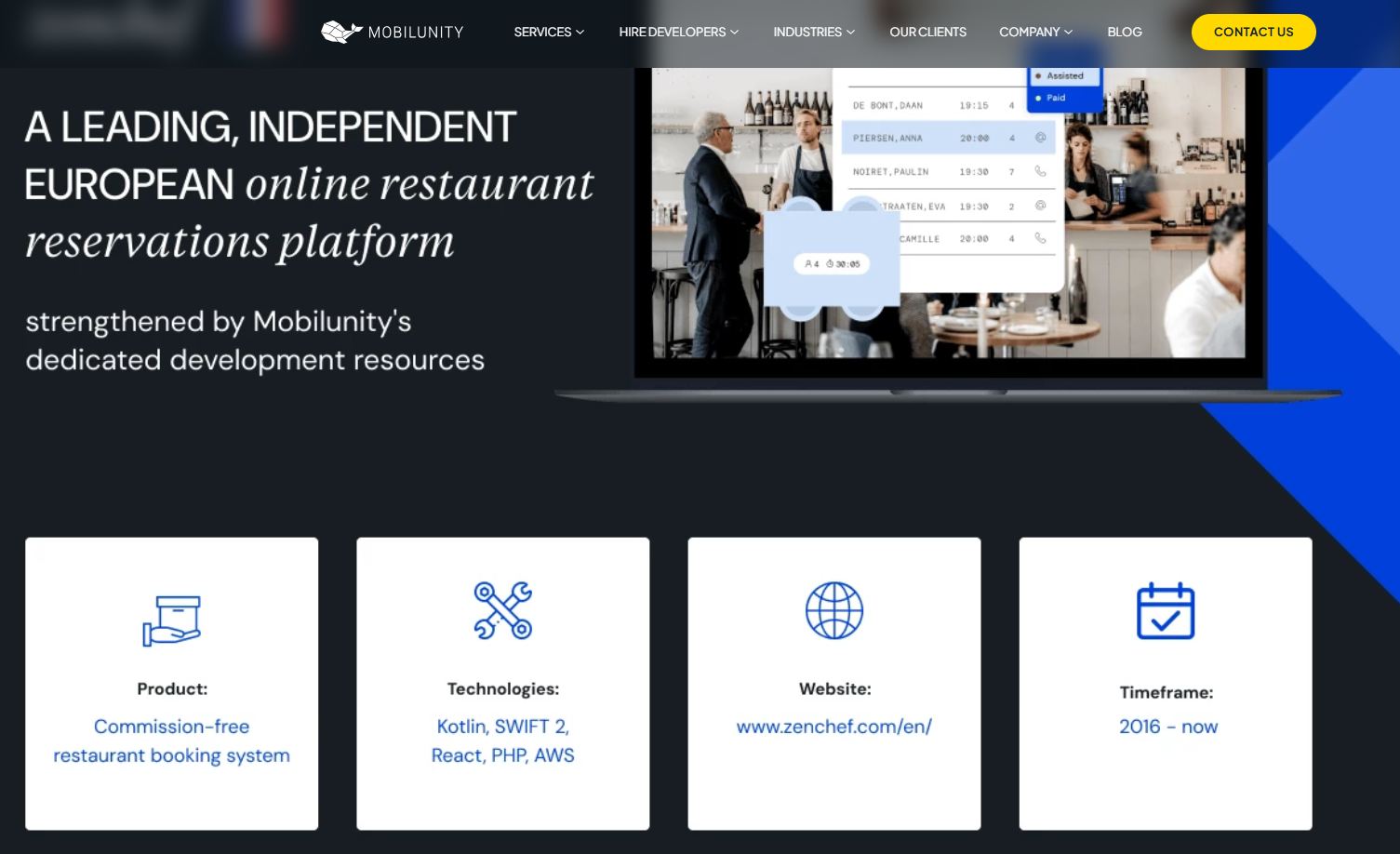 Mobilunity case Zenchef